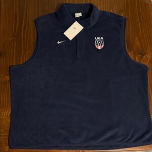 USA Lacrosse Nike Therma-Fit Fleece Vest